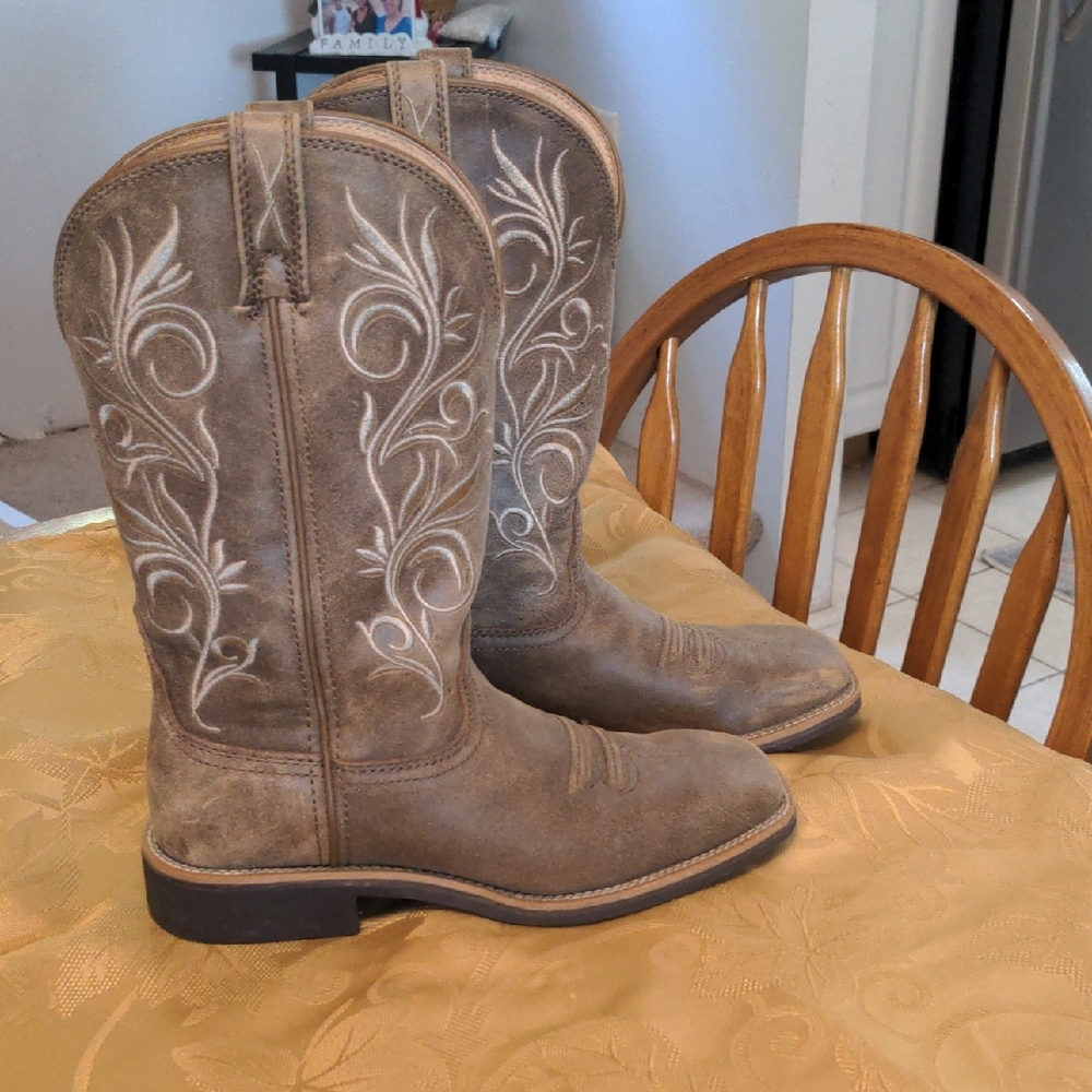 🤠Boots Square Toe Western Style - Picture 3 of 8